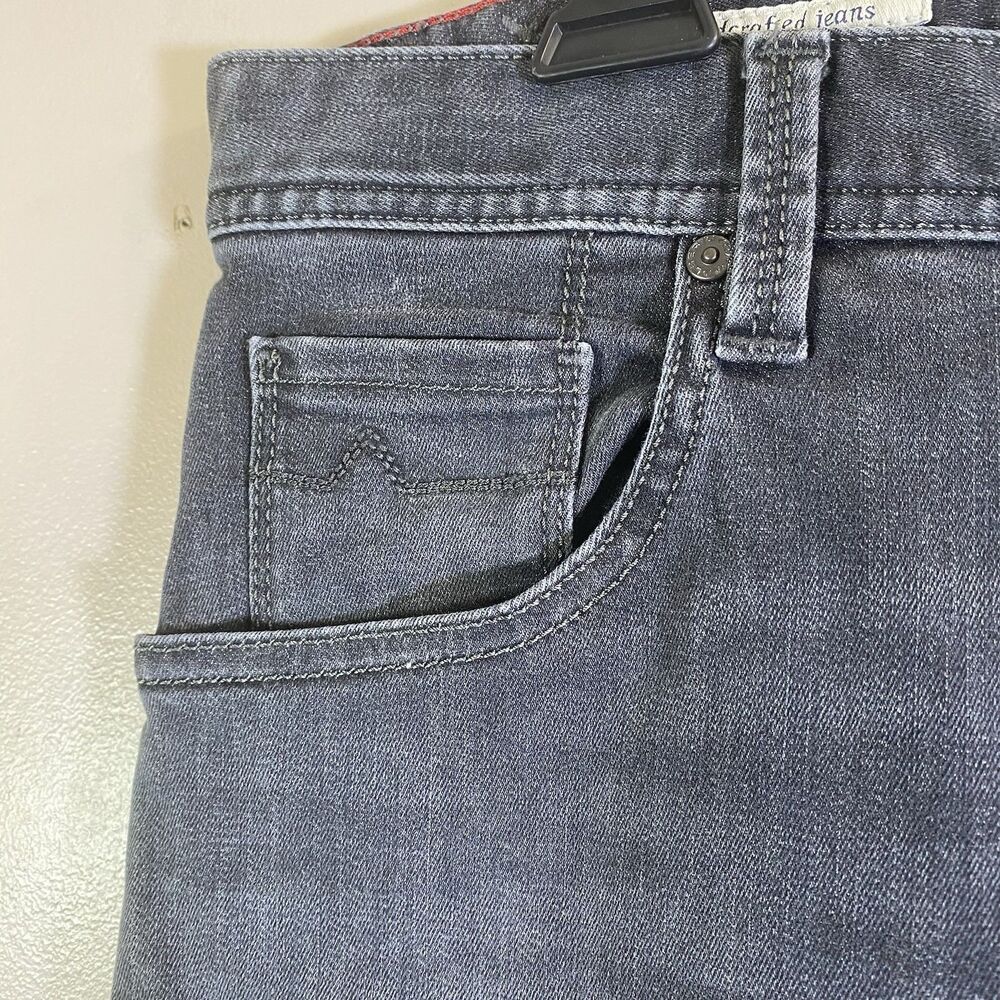 Alberto Stone Coloured Denim Slim Fit Pants Luxury Men 34x34 - Picture 3 of 16